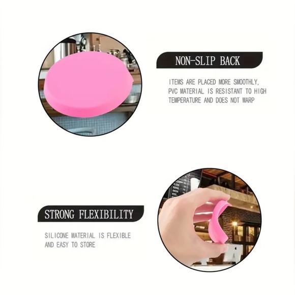 Car Cup Coasters Sunflower Accessories Non-Slip Universal, Black, NEW 2 pcs - Picture 3 of 5